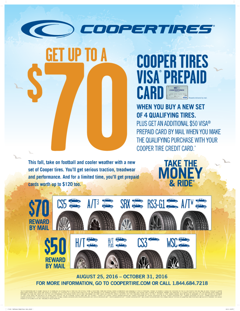 Cooper Tires Take The Money And Ride Fall Event